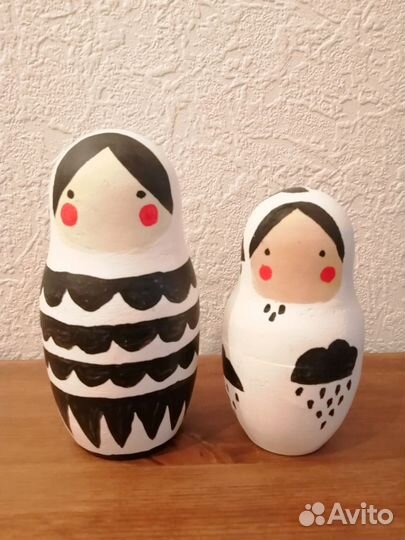 Матрёшки в скандинавском стиле