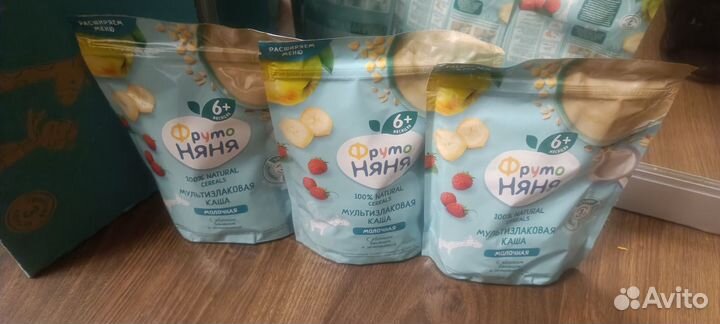 Детские каши молочные фрутоняня