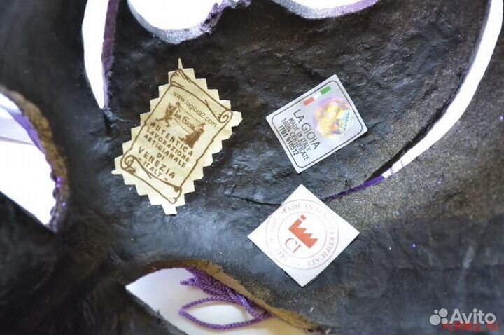 201806 Маска La gioia 606E Vedova metallo luna eco