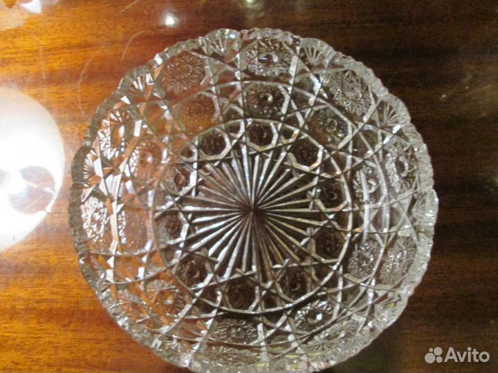 Салатник хрустальный