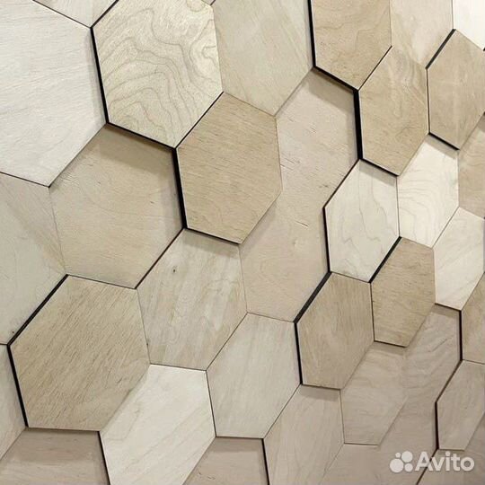 Стеновые панели панно шестигранники соты