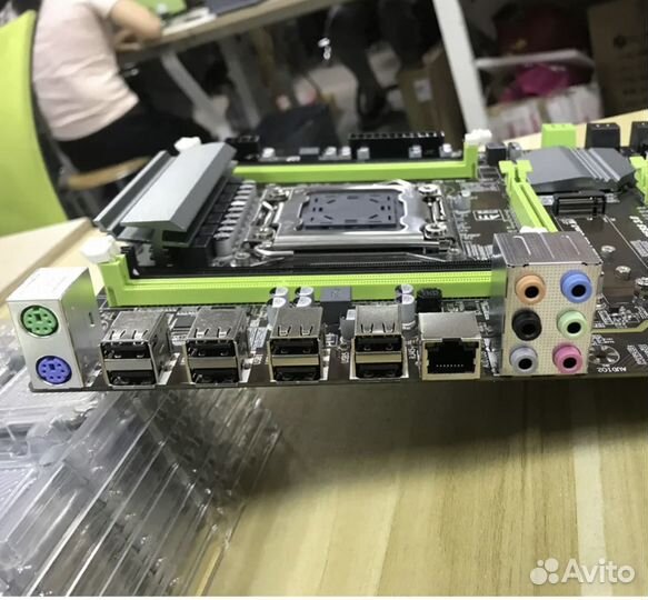 Комплект мать проц память Xeon 2011 2640v2 X79 16Г