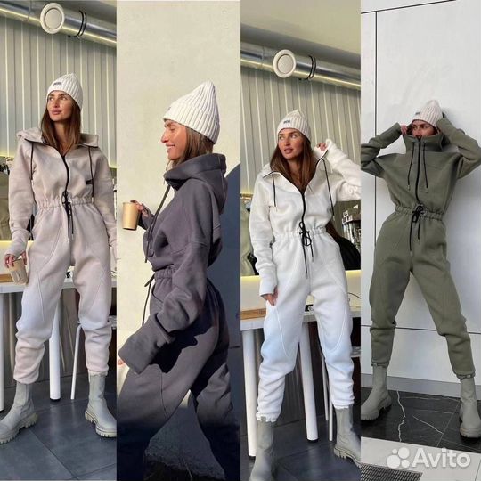 Комбинезон женский на флисе