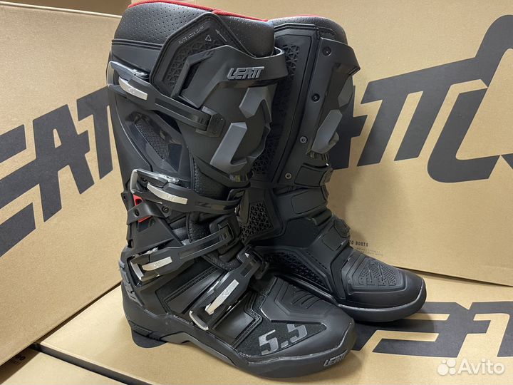Мотоботы Leatt Boots 5.5 FlexLock Black