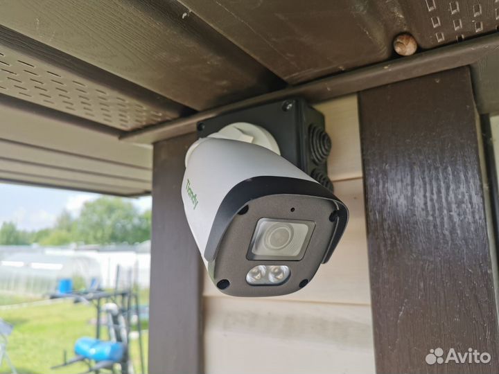 Комплект видеонаблюдения для дачи. Установка