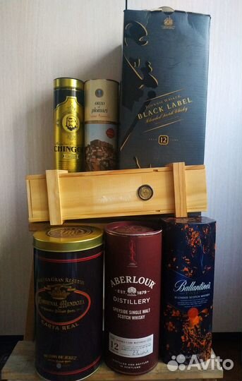 Коробки из под алкоголя