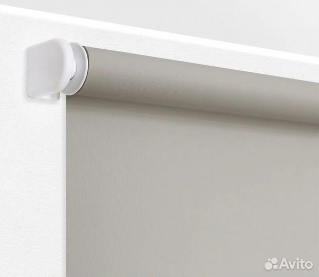 Рулонные шторы Плайн светло-серый 180 см