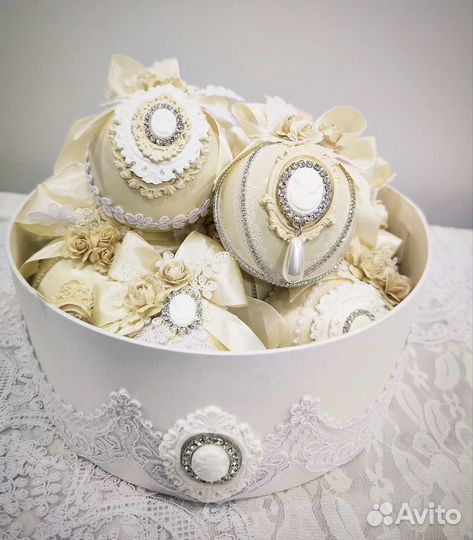 Новогодние шары ручной работы