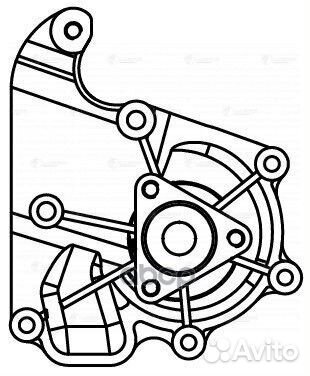Насос водяной для а/м Changan CS35 (12) 1.6i (LWP