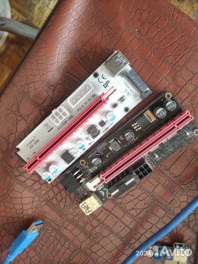 Райзер pci-e и кабели для видеокарт