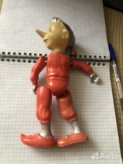 Игрушка Буратино- колкий пластик СССР