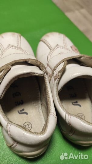 Кожаные ботинки для девочки Лева, р.22