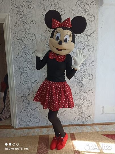 Костюм минни Маус квест аниматоры косплей микки
