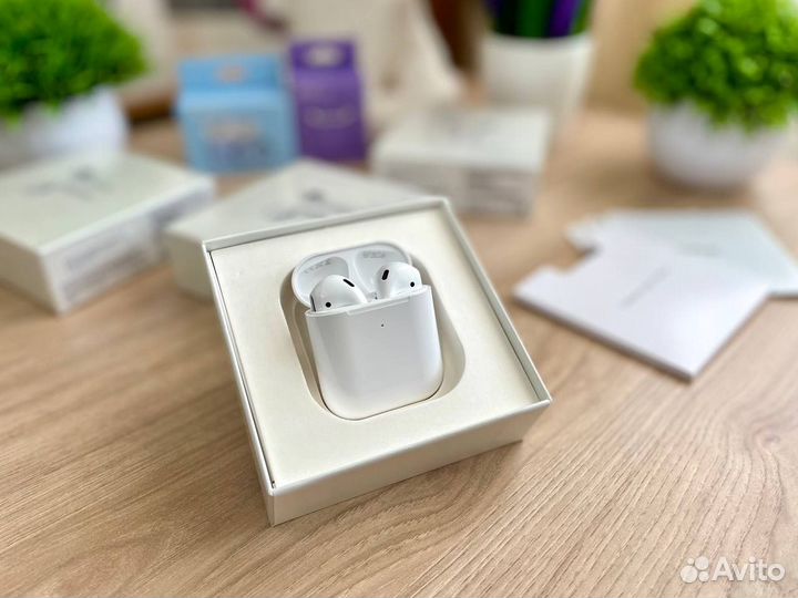 AirPods 2 «Оригинал» (гарантия, чехол, новые)