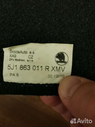 Коврики Шкода фабия