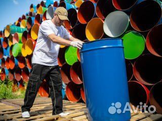 Бочка металлическая