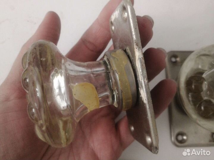 Дверные ручки СССР стекло