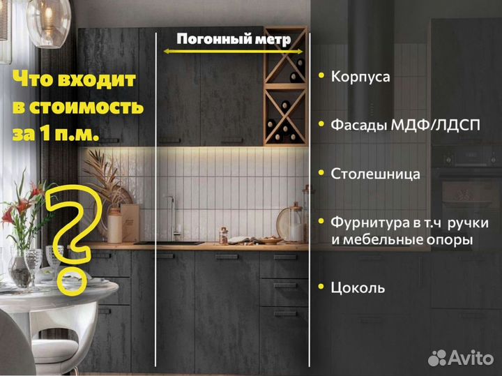 Кухня на заказ без предоплаты за 1 день