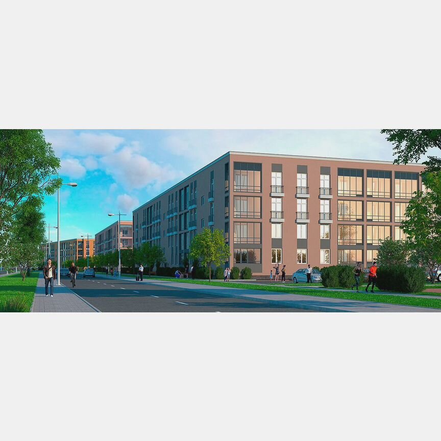 3-к. квартира, 72,2 м², 1/4 эт.