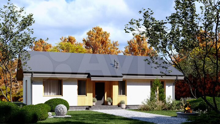 Дом 114 м² на участке 6,8 сот.