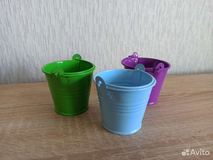 Ведро декоративное