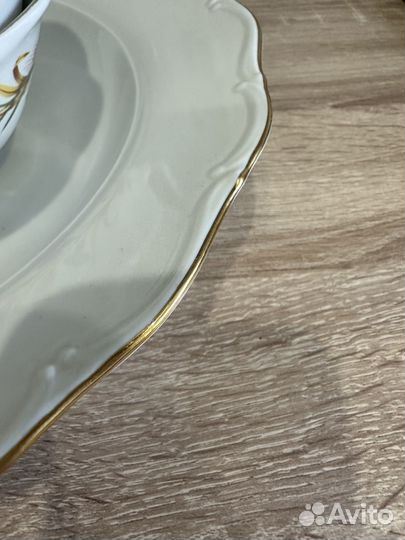 Блюдо чешский фарфор