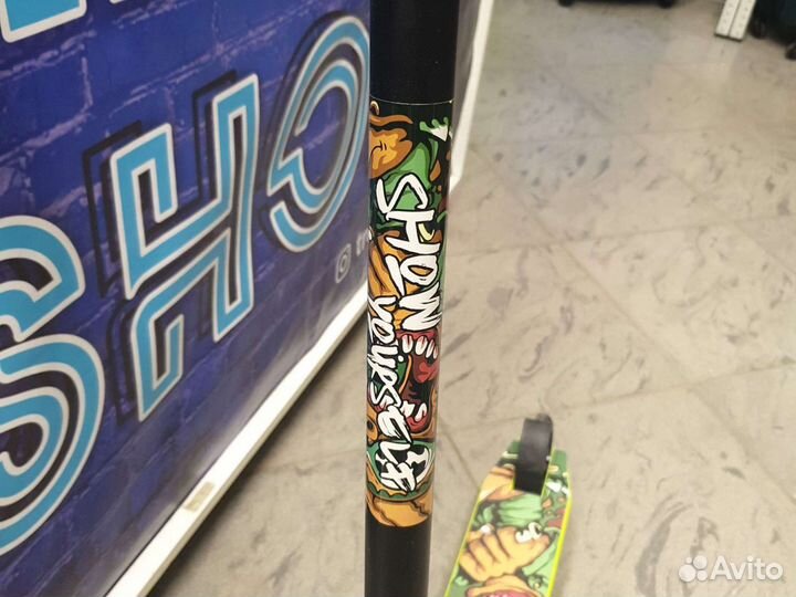 Трюковой самокат новый металл