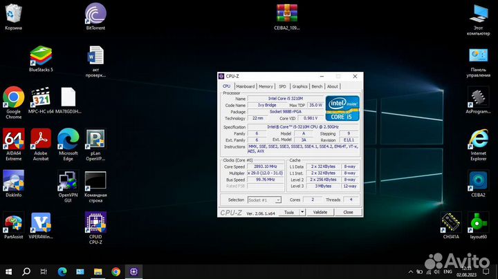 Процессор intel core i5 3210m