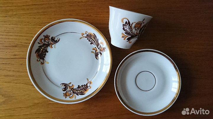 Кофейный сервиз Рижского фз новый 21 предмет