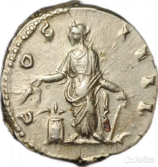 Серебряная Монета Денарий 145-161 Антонин Пий (138