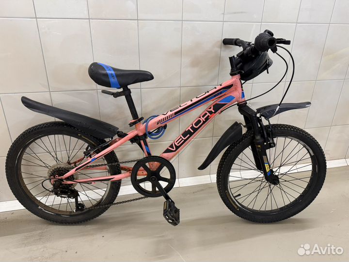 Велосипед veltory 20, велик черный BMX 20 avenger