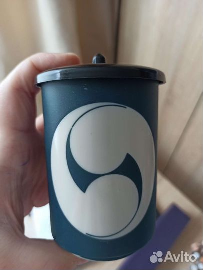 Стакан из Японии с гербом (47 ронинов)