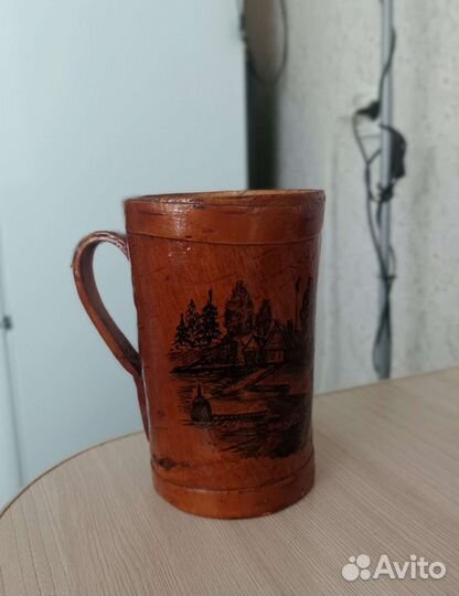 Кружка берестяная СССР