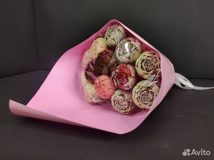 Букет Пионов из Бельгийского Шоколада