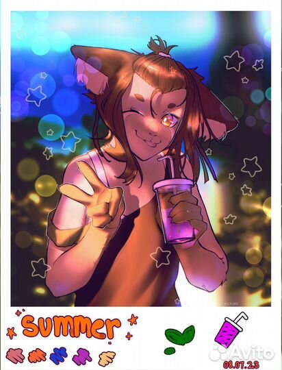 Диджитал Арт на заказ. Коммишен