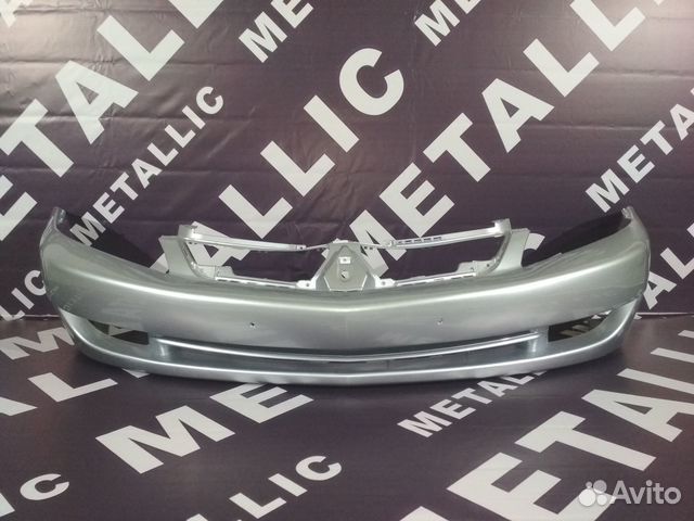 Бампер передний Митсубиси Лансер 9 серебристый нов