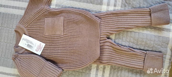 Комплект джемпер с карманами+штанишка+шапка