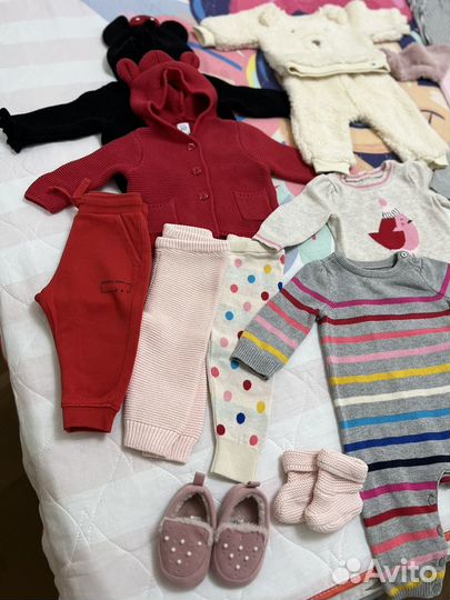 Детские вещи пакетом для девочек 3-6м