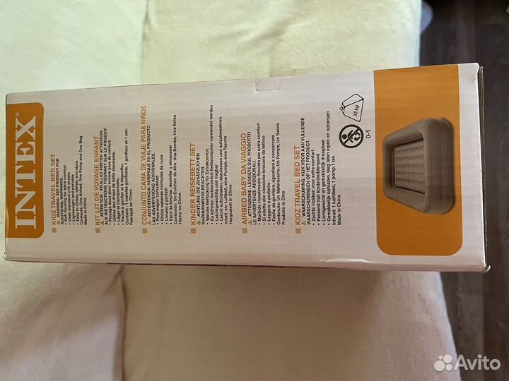 Детская надучная кровать intex новая