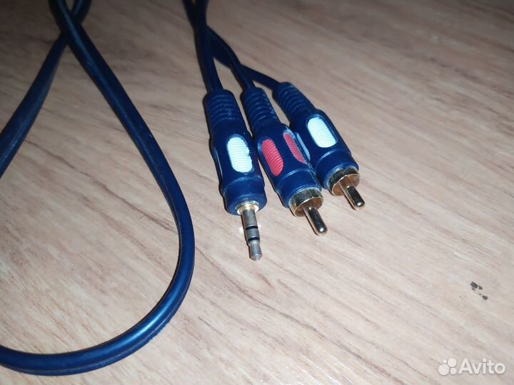 Кабель аудиокабель 3,5 3.5 jack джек - 2xRCA