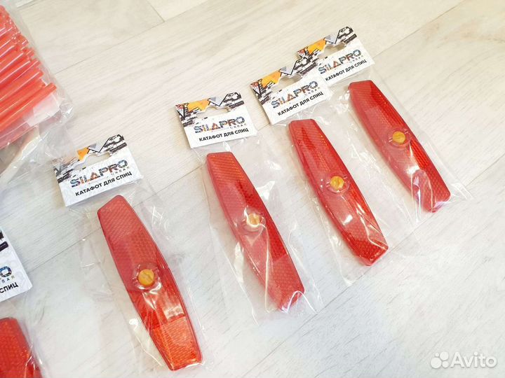 Катафоты светильники на спицы колес велосипеда