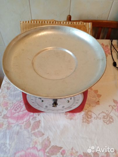Весы бытовые механические 5кг СССР винтаж