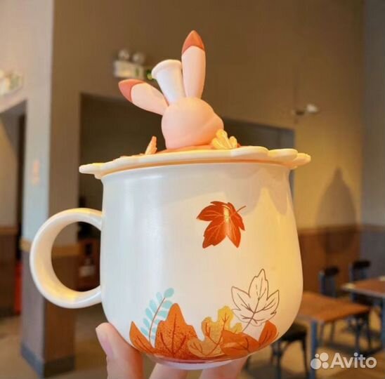 Кружка Starbucks зайка в подарочной коробке