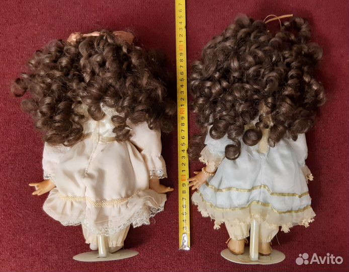 Куклы фарфоровые 3шт. - 21см+2х30см