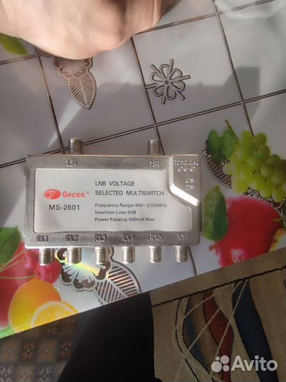Спутниковый радиальный мультисвитч Gecen