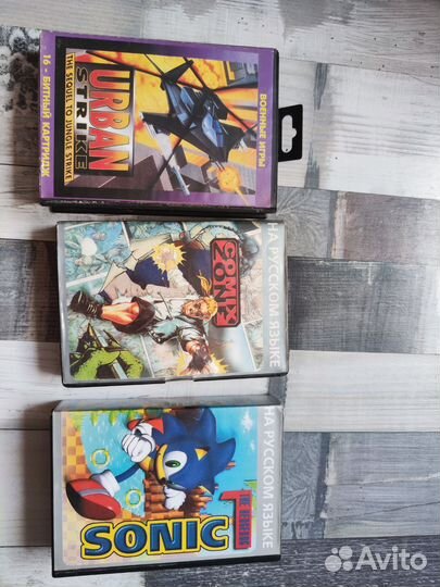 Картриджы для Sega