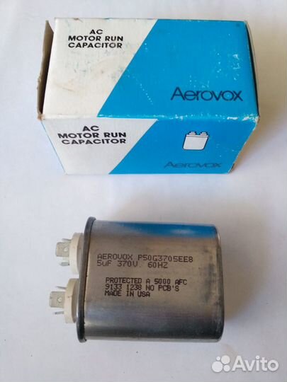 Конденсаторы aerovox Sprague powerlytic