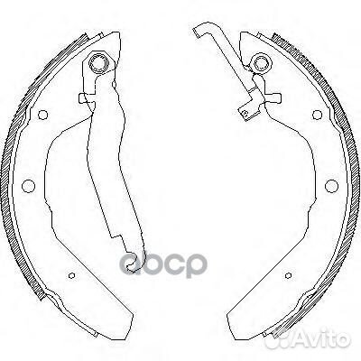 Колодки торм.барабанные 440300 Road house
