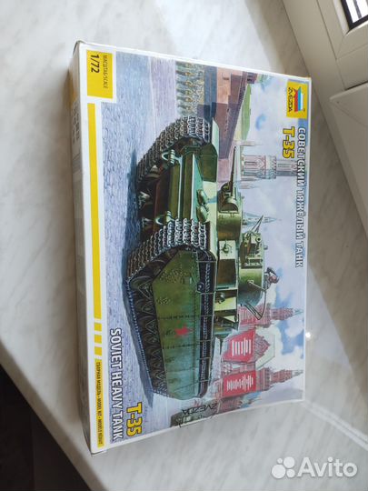 Модель танка т-35 в 72 маштабе от звезды