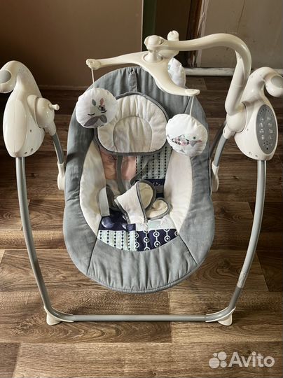 Детские электронные качели для новорожденных